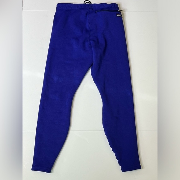 Patagonia Vintage 80s 90s USA Made Fleece Pants Sweatpants Size Medium Purple - Picture 2 of 6